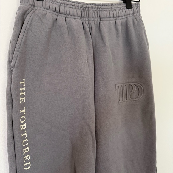 Taylor Swift Pants - Taylor Swift TTPD Tortured Poets Gray Cozy Sweatpants